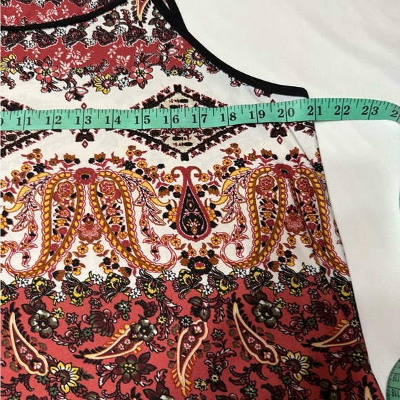 APT.9 Bohemian Paisley Tank Top Sz XL - Picture 4 of 6